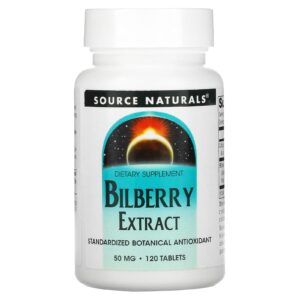 Source Naturals Extrato de Mirtilo Europeu 120 Comprimidos