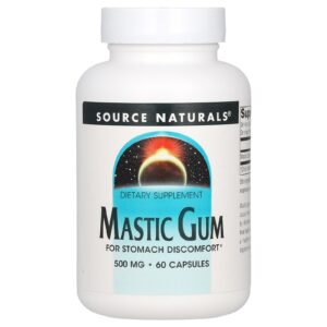 Source Naturals Goma de Mástique 500 mg 60 Cápsulas