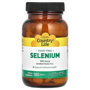 Country Life Selênio 100 mcg 180 Comprimidos