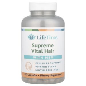LifeTime Vitamins Supreme Vital Hai com MSM 120 Cápsulas