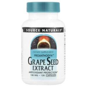 Source Naturals Proanthodyn™ Extrato da Semente de Uva 100 mg 120 Cápsulas