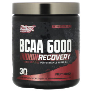 Nutrex Research BCAA 6000 Ponche de Frutas 231 g (82 oz)