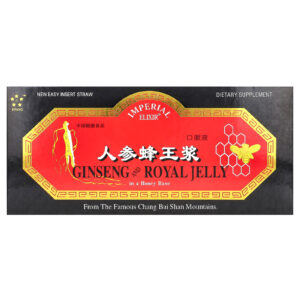 Imperial Elixir Ginseng e Geleia Real 10 Frascos 10 ml (034 fl oz) Cada