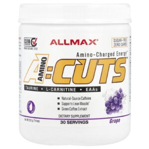 ALLMAX ACUTS™ Energia com Aminoácidos Uva 210 g (74 oz)