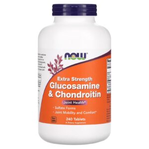 NOW Foods Glicosamina e Condroitina 240 Comprimidos