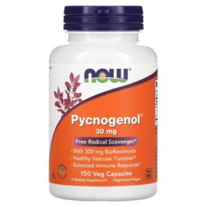 NOW Foods Pycnogenol 30 mg 150 Cápsulas Vegetais