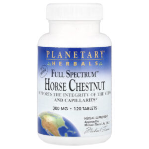 Planetary Herbals Castanha-da-Índia Full Spectrum™ 120 Comprimidos