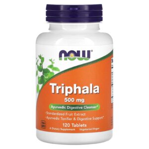 NOW Foods Triphala 500 mg 120 Comprimidos