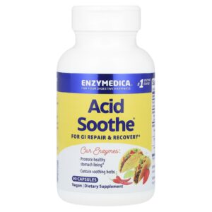 Enzymedica Acid Soothe 90 Cápsulas