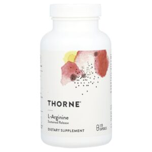 Thorne, L-Arginina, 120 Cápsulas (500 mg por Cápsula)