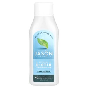 Jason Natural Condicionador Biotina Espessante + Ácido Hialurônico 473 ml (16 fl oz)