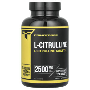 Primaforce, L-Citrulina, 120 Comprimidos (1.250 mg por Comprimido)