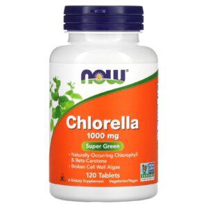 NOW Foods Chlorella 1.000 mg 120 Comprimidos