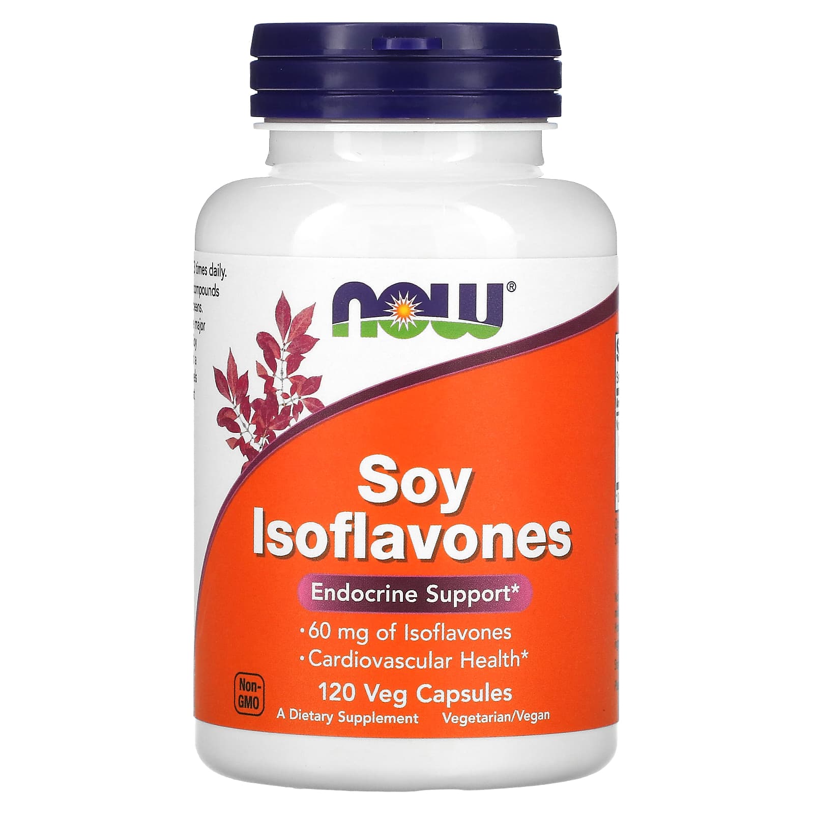 NOW Foods Isoflavonas de Soja 120 Cápsulas Vegetais