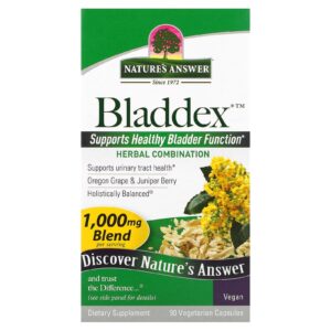Natures Answer Bladdex 90 Cápsulas Vegetarianas