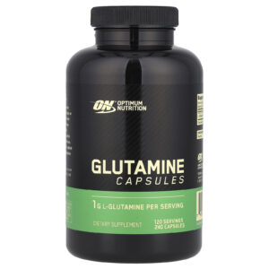 Optimum Nutrition, Glutamina, 240 Cápsulas (0,5 g por Cápsula)