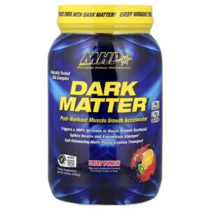 MHP DARK MATTER Acelerador de Crescimento Muscular Pós-treino Ponche de Frutas 1.560 g (344 lbs)