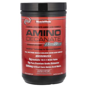 MuscleMeds AMINO DECANATE Ponche de Frutas 381 g (134 oz)