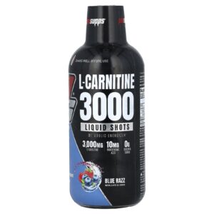 ProSupps L-Carnitina 3000 injeções líquidas Blue Razz 473 ml (16 fl oz)