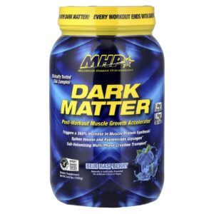 MHP DARK MATTER Acelerador de Crescimento Muscular Pós-Treino Framboesa Azul 1.560 g (344 lbs)
