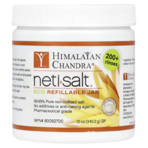 Himalayan Chandra neti Salt™ Frasco Ecológico e Reutilizável 3402 g (12 oz)