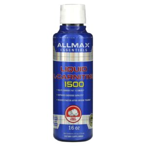ALLMAX L-Carnitina 1500 Líquida Ponche de Frutas 473 ml (16 oz)