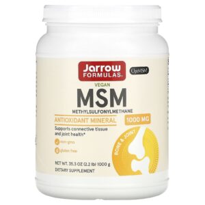 Jarrow Formulas Pó de MSM 1.000 g (355 oz)