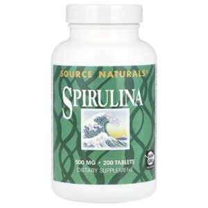 Source Naturals Espirulina 500 mg 200 Comprimidos