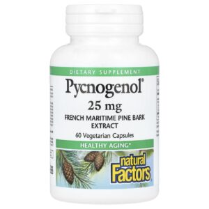 Natural Factors Pycnogenol 25 mg 60 Cápsulas Vegetarianas