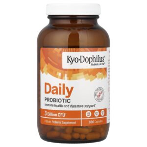 Kyolic Kyo-Dophilus® Probiótico Diário 360 Cápsulas