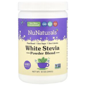 NuNaturals Estévia Branca em Pó NuStevia 340 g (12 oz)