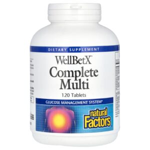 Natural Factors WellBetX® Multivitamínico Completo 120 Comprimidos