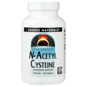 Source Naturals Acetilcisteína 1.000 mg 120 Comprimidos