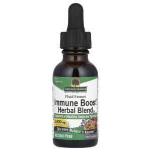 Natures Answer Mistura de Ervas para Immune Boost Sem Álcool 2.000 mg 30 ml (1 fl oz)