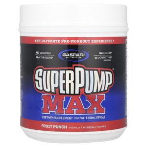Gaspari Nutrition SuperPump™ Max Ponche de Frutas 640 g (141 lb)