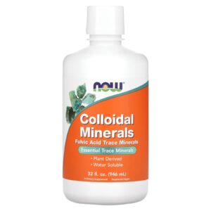 NOW Foods Minerais coloidais 946 ml (32 fl oz)