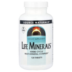 Source Naturals Life Minerals™ Sem Ferro 120 Comprimidos