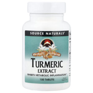Source Naturals Extrato de Cúrcuma 100 Comprimidos