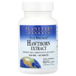 Planetary Herbals Extrato de Espinheiro Full Spectrum™ 60 Comprimidos