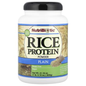 NutriBiotic Proteína de Arroz em Pó Comum 600 g (1 lb 516 oz)