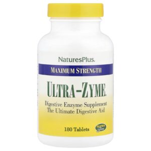 NaturesPlus Ultra-Zyme Potência Máxima 180 Comprimidos