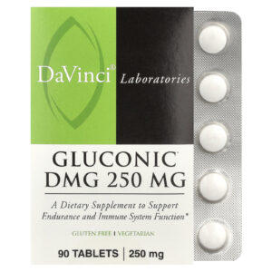 DaVinci Laboratories Gluconic DMG 250 mg 90 Comprimidos
