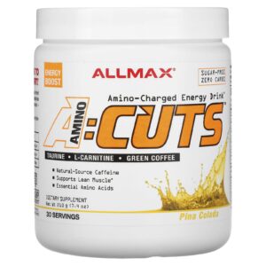 ALLMAX ACUTS™ Bebida Energética com Aminoácidos Pina Colada 210 g (74 oz)