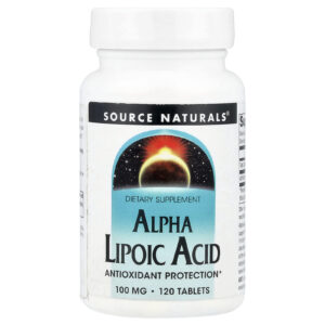 Source Naturals Ácido Alfa Lipoico 100 mg 120 tabletes