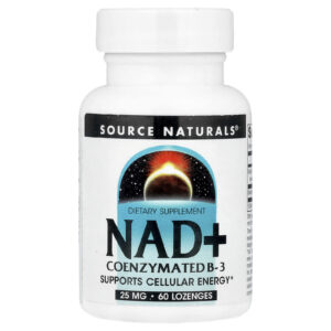 Source Naturals NAD+ B-3 Coenzymated 60 Pastilhas