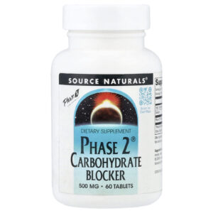 Source Naturals Bloqueador de Carboidratos Phase 2® 500 mg 60 Comprimidos