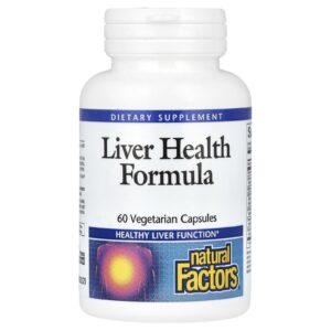 Natural Factors Fórmula para a Saúde do Fígado 60 Cápsulas Vegetarianas