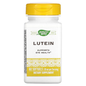 Natures Way Luteína 20 mg 60 Cápsulas Gelatinosas