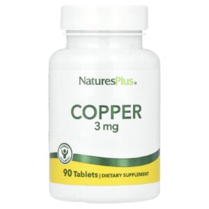 NaturesPlus Cobre 3 mg 90 Comprimidos
