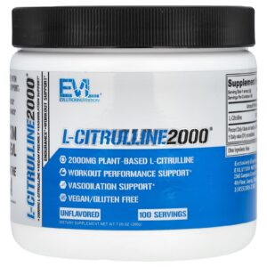 EVLution Nutrition, L-Citrulina 2000, Sem Sabor, 200 g (7,5 oz)